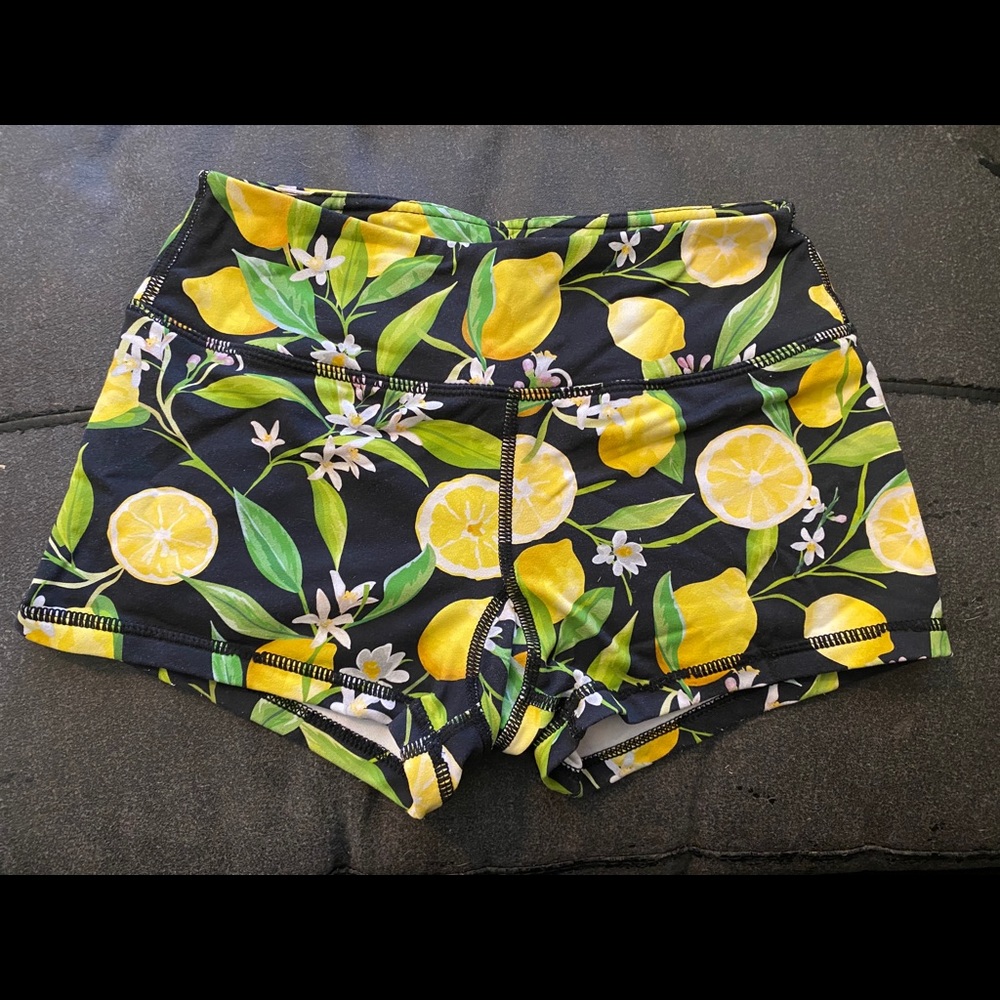 Savage Barbell Lemon Workout Shorts